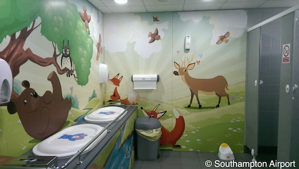 Southampton Airport mother and baby facilities - copyright Southampton Airport