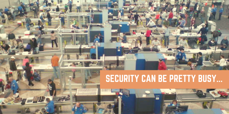 Be mindful that security can be quite a busy and overwhelming area