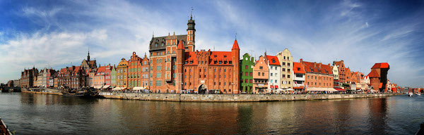 Planning a weekend in Poland: Photo Credit: pano gdansk; by Pjama