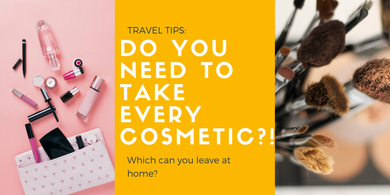 Do you need all of your cosmetics in your hand luggage? 