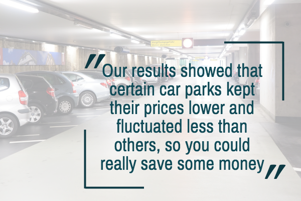 airport parking prices