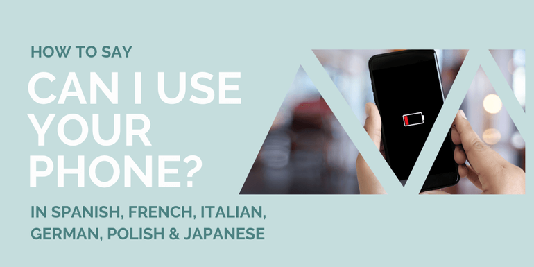 Common phrases in different languages -  Do you know how to say Can I use your phone? in Italian?