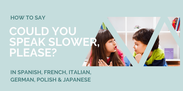 This is how you say 'Could you speak slower, please?' - helping you learn phrases in different languages