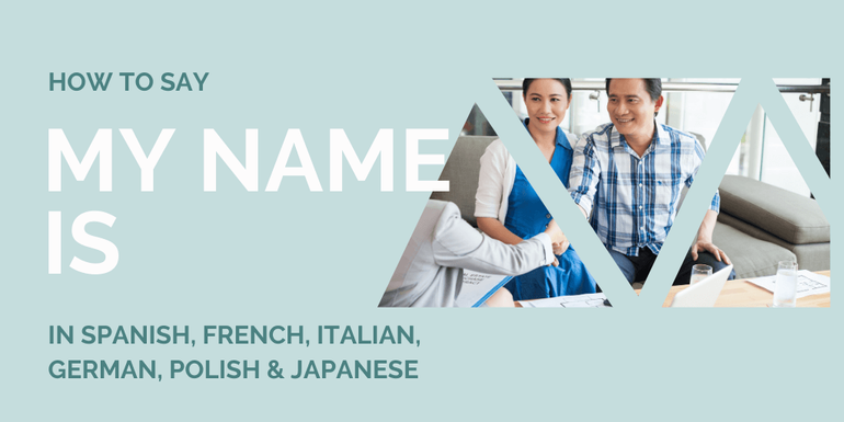 How to Say 'MY NAME IS' in Japanese?