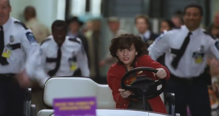 This is whay kids shouldn't be left alone in the airport