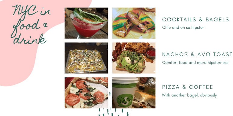 3 Days in New York: Some of the delicious food we had to have
