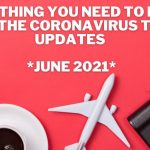 Banner explaining we have May 2021 updates on Coronavirus Travel restrictions