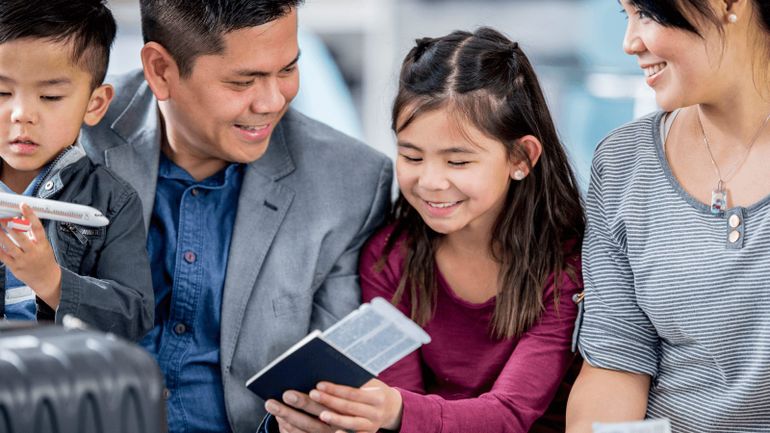 children with passport