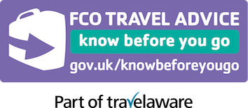 FCO Travel Advise - Know before you go logo